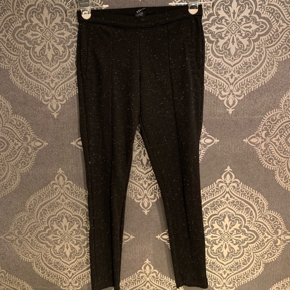 HUE Pants - XS Hue Leggings Black with White Speckling